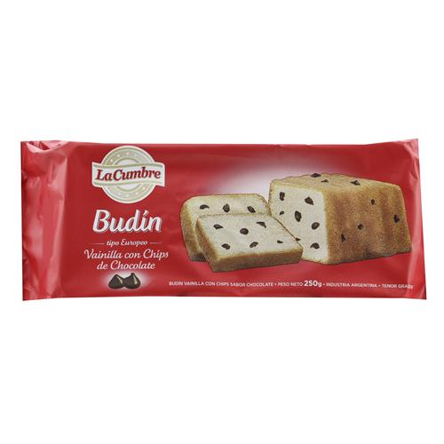 BUDIN VAINILLA C/CHOC LA CUMBRE x 250g