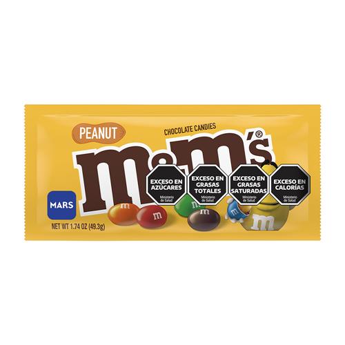 M&M CONFITES DE CHOCOLATE C/MANI x 49.3g