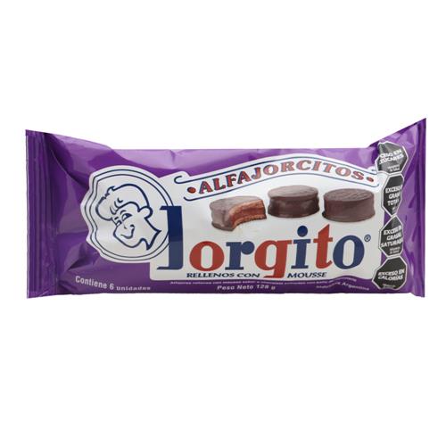 ALFAJOR JORGITO RELLENO MOUSE x 6u