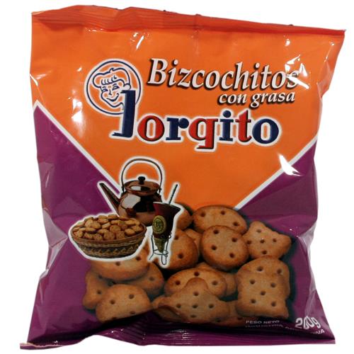 BIZCOCHOS JORGITO C/GRASA x 200g