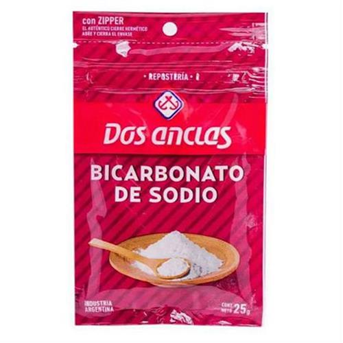 BICARBONATO DE SODIO DOS ANCLAS x 25g