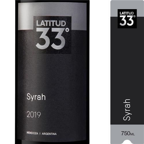 VINO LATITUD 33 SYRAH x 750ml