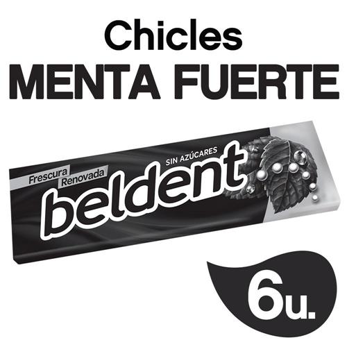CHICLE MENTE FUERTE BELDENT x10grs