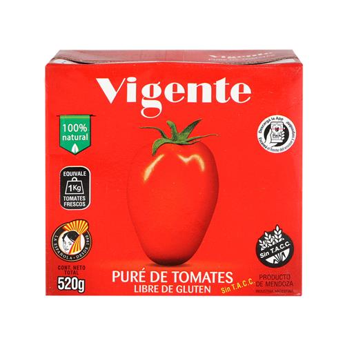 PURE DE TOMATE VIGENTEx 520g