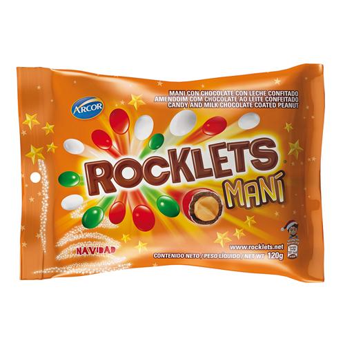 MANI ROCKLETS NAVIDAD x 120g