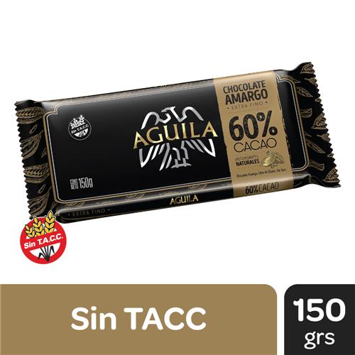 CHOCOLATE EXTRAFINO 60% AGUILA x150grs