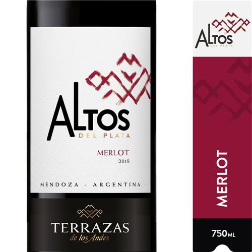 VINO MERLOT ALTOS DEL PLATA x 750ml