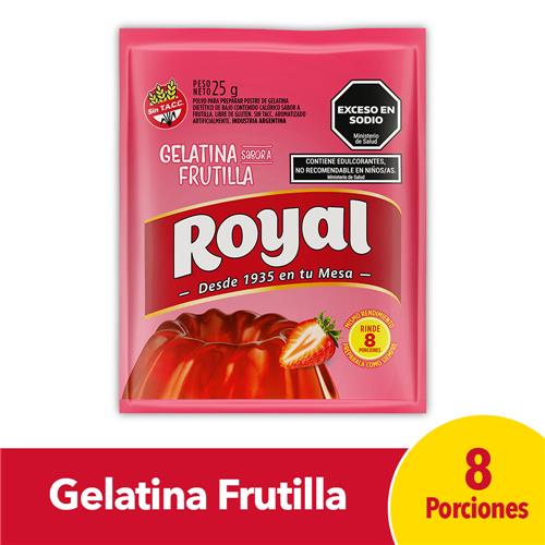 GELATINA FRUTILLA ROYAL x 40g