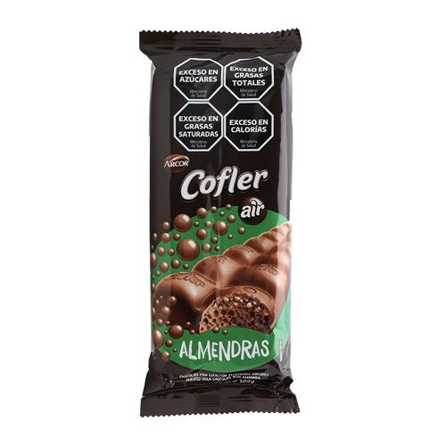 COFLER AIR CHOC C/ALMENDRAS x 100g