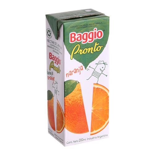 JUGO NARANJA BAGGIO x 200ml