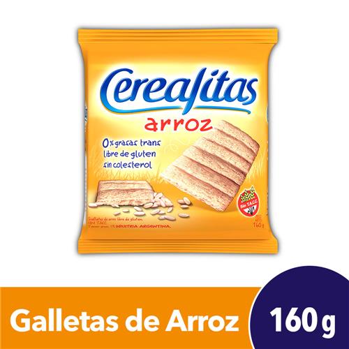 TOSTADAS CEREALITAS DE ARROZ x 160g