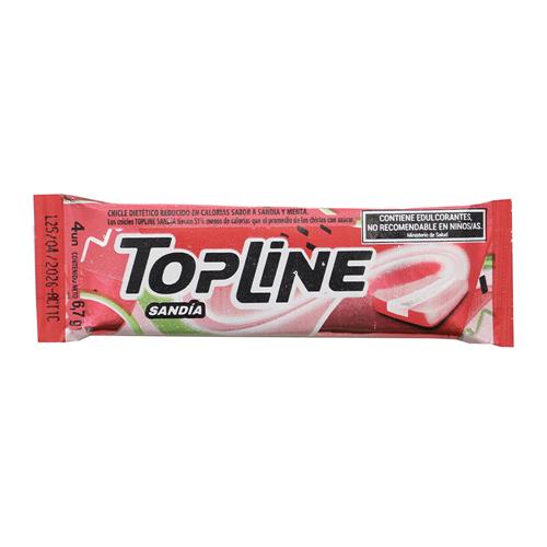 CHICLE TOP LINE SANDIA/MENTA x6.7grs
