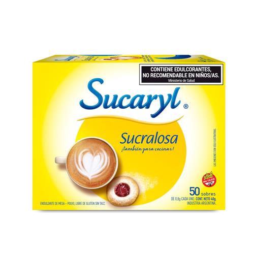 EDULCORANTE SUCARYL SUCRALOSA  x 50u