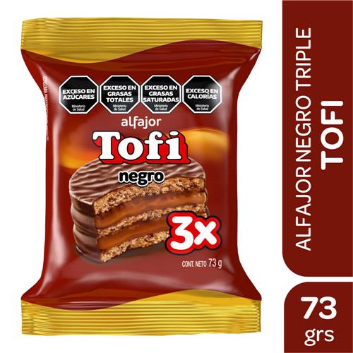 ALFAJOR TOFI NEGRO TRIPLE 73gr