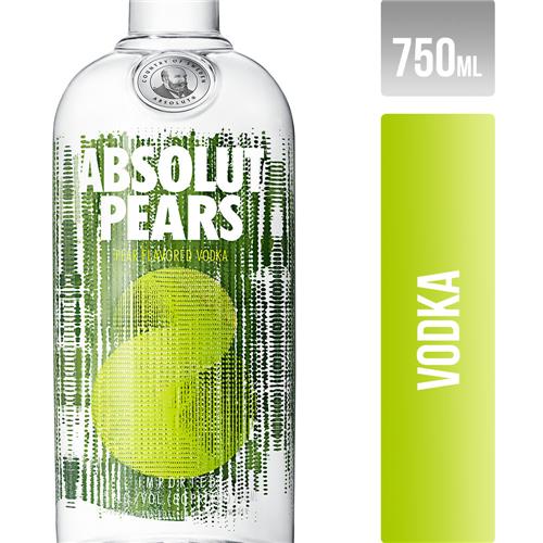 VODKA ABSOLUT PEARS X750cc