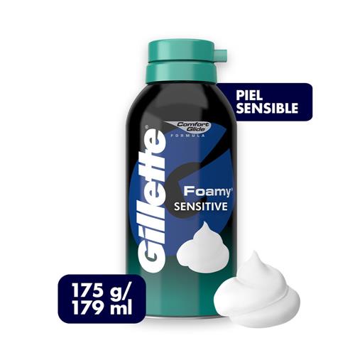 ESPUMA FOAMY SENSITIVE GILLETTE x175ml