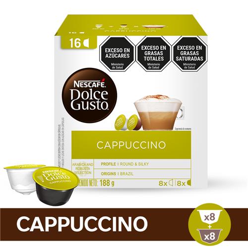 CAPSULAS DOLCE GUSTO CAPPUCCINO 16cap 188g
