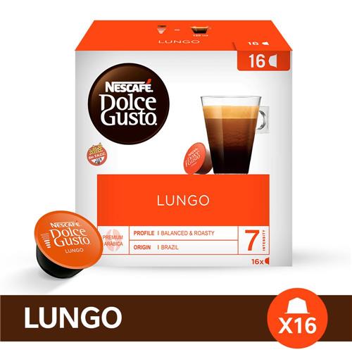 CAPSULAS DOLCE GUSTO LUNGO 16cap 112g