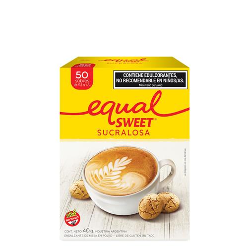 EDULCORANTE EQUALSWEET SUCRALOSA x 50u