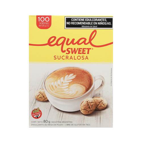 EDULCORANTE EQUALSWEET SUCRALOSA x 100u