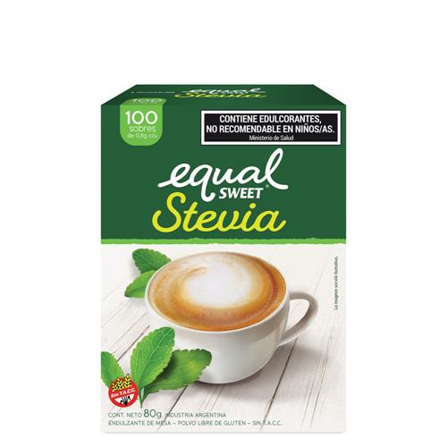 EDULCORANTE EQUALSWEET STEVIA x 100sob