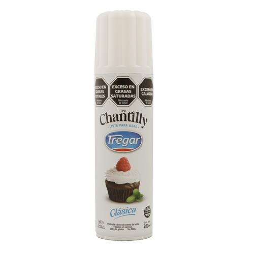 CREMA CHANTILLY SPRAY TREGAR x 250ml