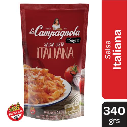 SALSA ITALIANA SALSATI LA CAMPAGNOLA x 340 g