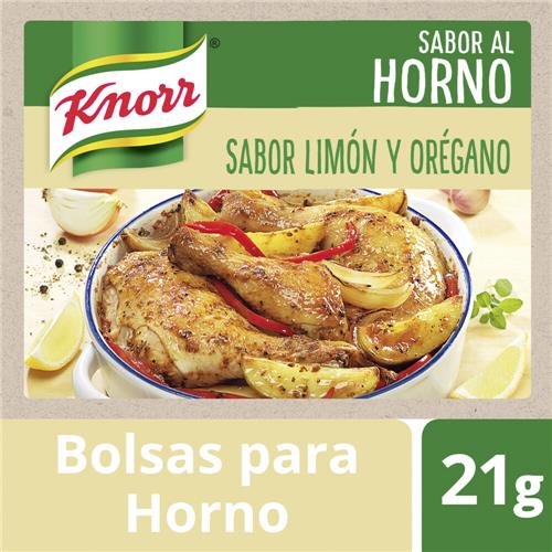 SAZON SABOR AL HORNO KNORR LIMON Y OREG x 21g