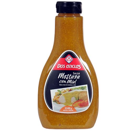 MOSTAZA CON MIEL DOS ANCLAS x 400g
