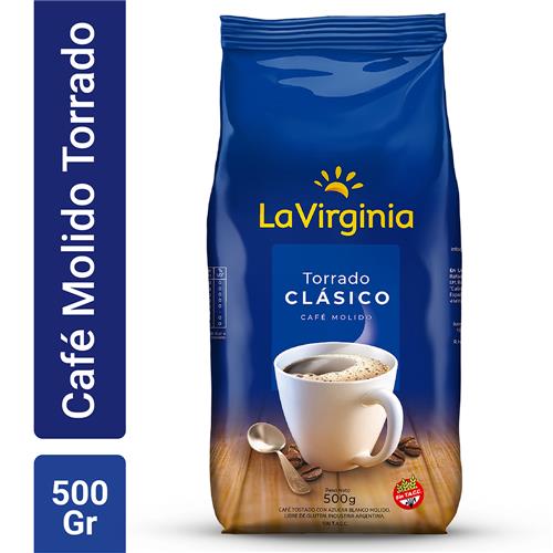 CAFE MOLIDO TORRADO CLAS LA VIRGINIA x 500g