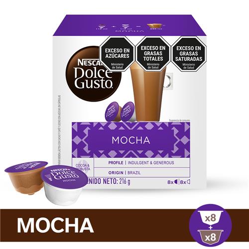 CAPSULAS DOLCE GUSTO MOCHA 16cap 216g