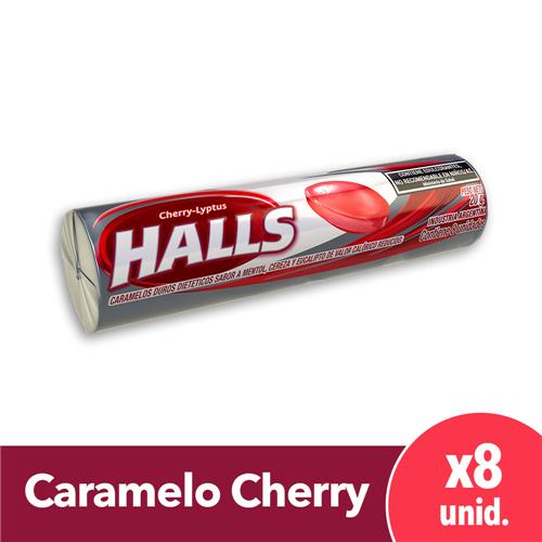 HALLS FREE CHERRY LYPTUS x 26.1g