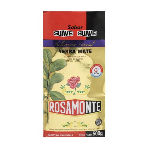 YERBA MATE ROSAMONTE SUAVE ESPECIAL x 500g