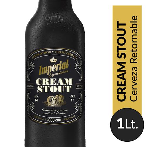 CERVEZA IMPERIAL CREAM STOUT 473ml x 6u