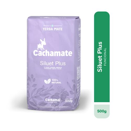 YERBA MATE SILUET PLUS CACHAMATE x 500g