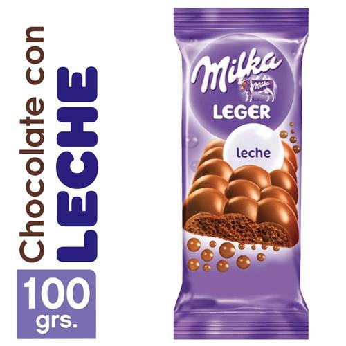 CHOCOLATE LEGER BL LECHE x 100g