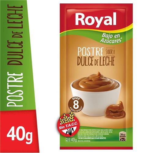 POSTRE LIGHT DDL ROYAL x 40g