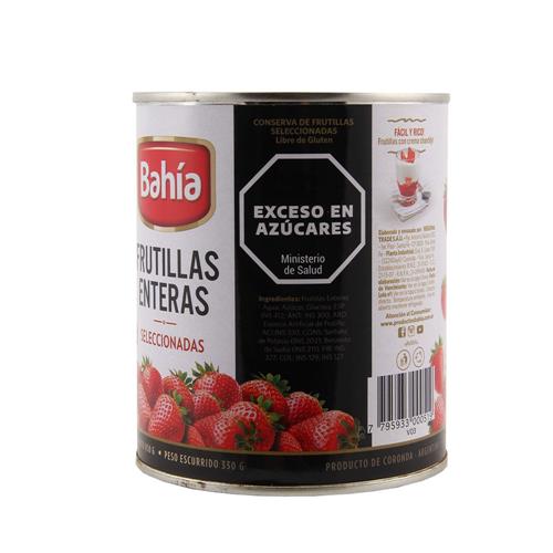 FRUTILLAS ENTERAS BAHIA x 850g