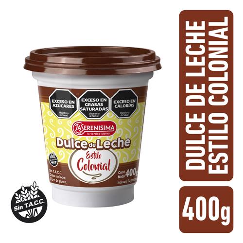 DULCE DE LECHE EL SERRANITO 400gr