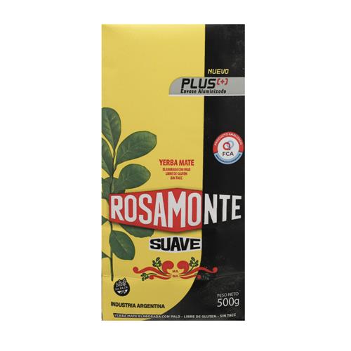 YERBA MATE ROSAMONTE SUAVE PLUS x 500g