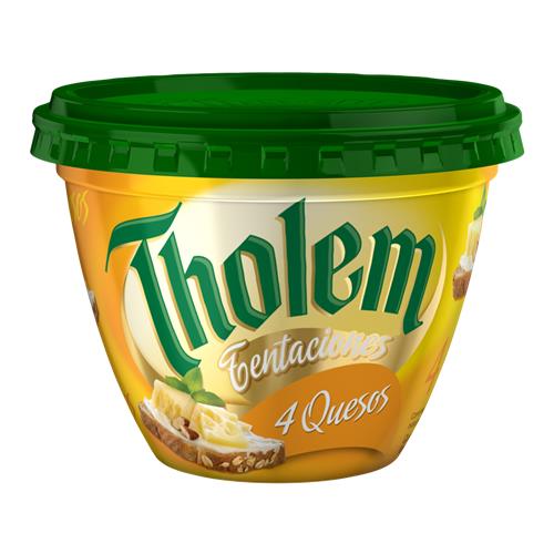 QUESO UNTABLE THOLEM CUATRO QUESOS x 190 g