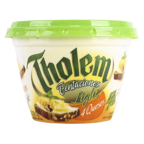 QUESO UNTABLE THOLEM CUATRO QUESOS LIGH x 190 g