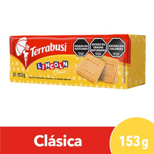 GALLETITAS LINCOLN x 153gr