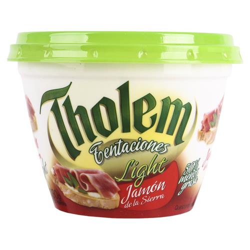 QUESO UNTABLE THOLEM LIGHT JAMON SERRANO x 190 g