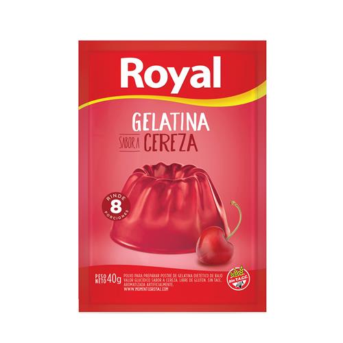 GELATINA CEREZA ROYAL x 40g
