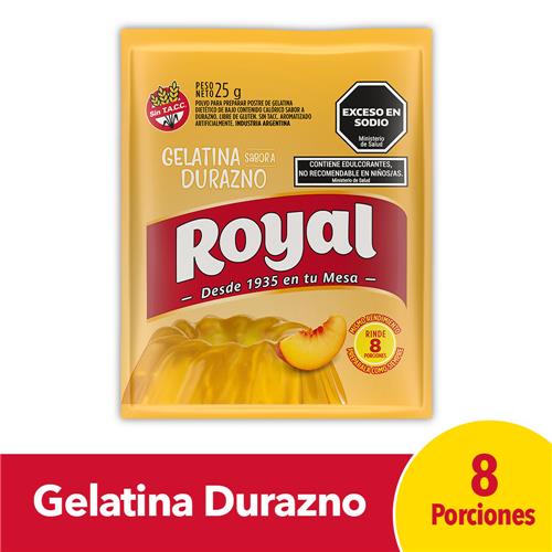 GELATINA DURAZNO ROYAL x 40g
