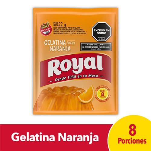GELATINA NARANJA ROYAL x 40g