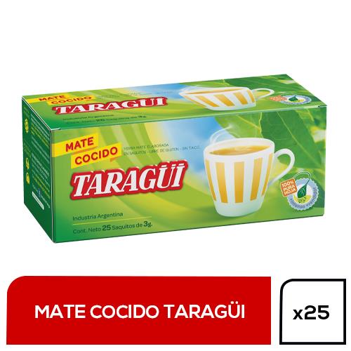 MATE COCIDO TARAGUI S/ENS x 25 U