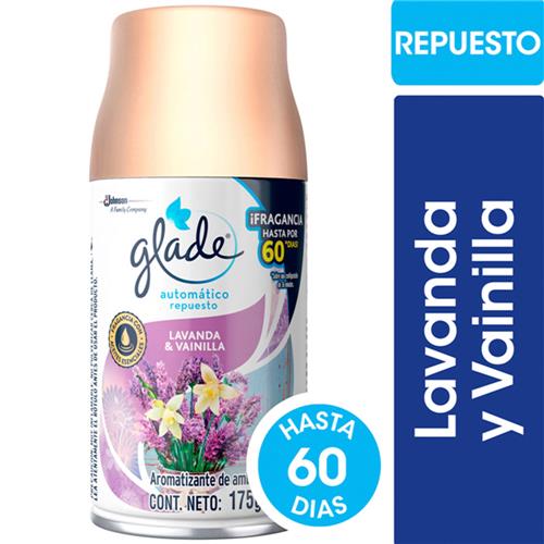 GLADE AROMATIZANTE AUTOMATICO REP LAV/VAIN x 270cm