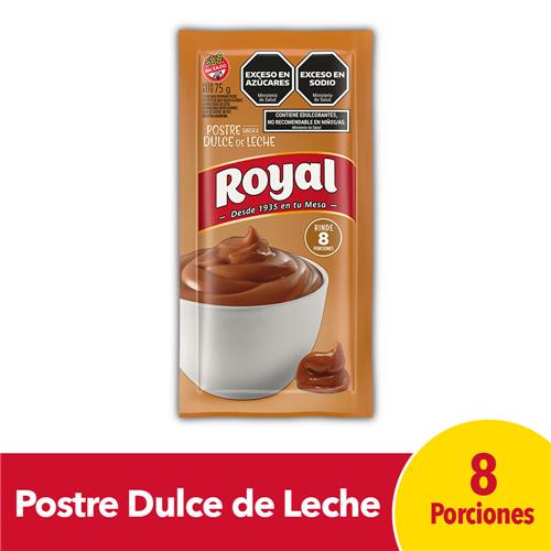 POSTRE DULCE DE LECHE ROYAL x 75g